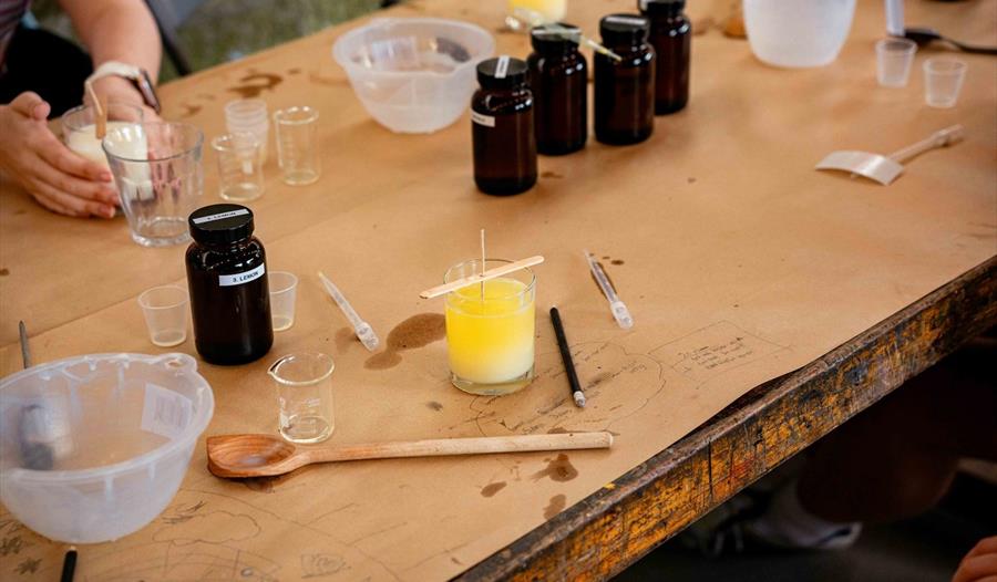 Candle Making at Hawarden Estate